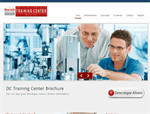 Tablet Screenshot of dc-trainingcenter.com